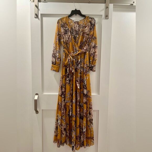 Fall Color Women’s Maxi Floral Dress Small - Picture 1 of 5